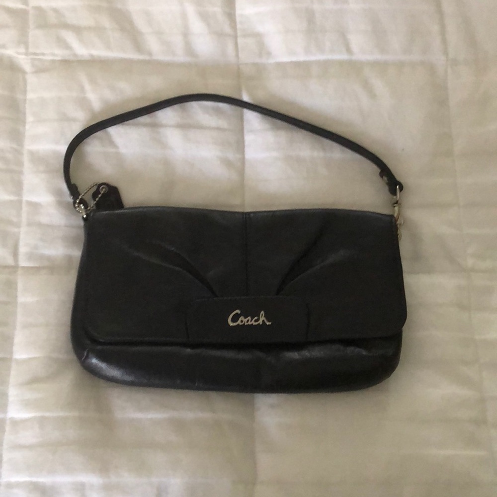 Women’s Coach Leather Wristlet
